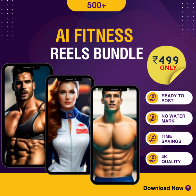 500+ AI Fitness Reels Bundle