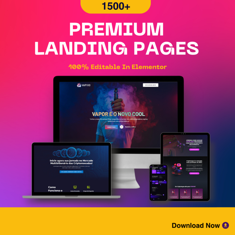 1500+ High Converting Landing Pages Bundle